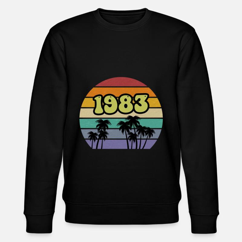 1983 - Sweat bio CHANGER Stanley/Stella Unisexe - noir