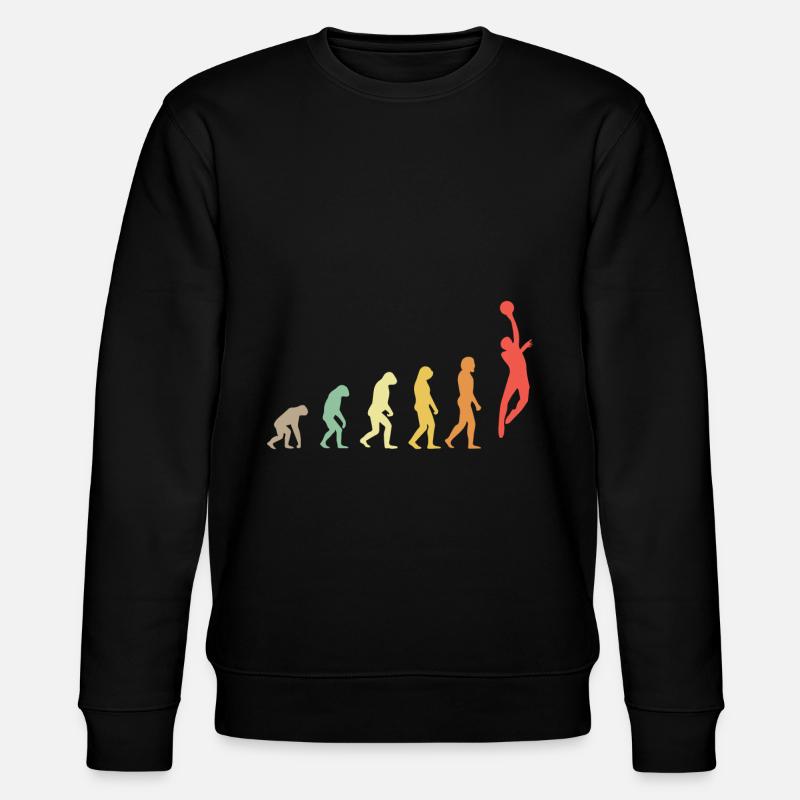 Basketball Citation Evolution Basketball Drôle - Sweat bio CHANGER Stanley/Stella Unisexe - noir