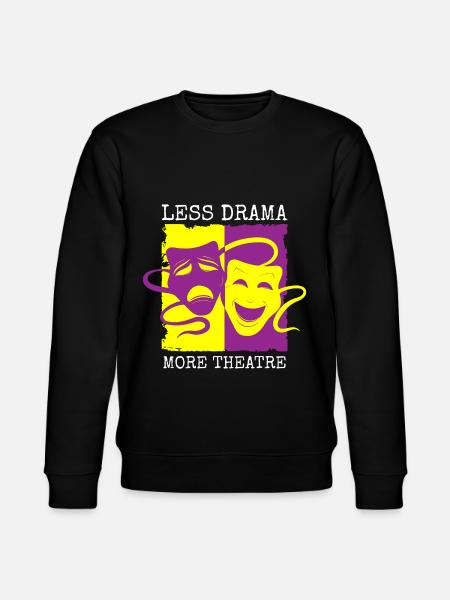 Actor Rehearsal Curtain - Stanley/Stella CHANGER Unisex Organic Sweatshirt - black