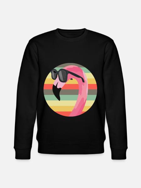 Flamingo - Stanley/Stella CHANGER Unisex Organic Sweatshirt - black