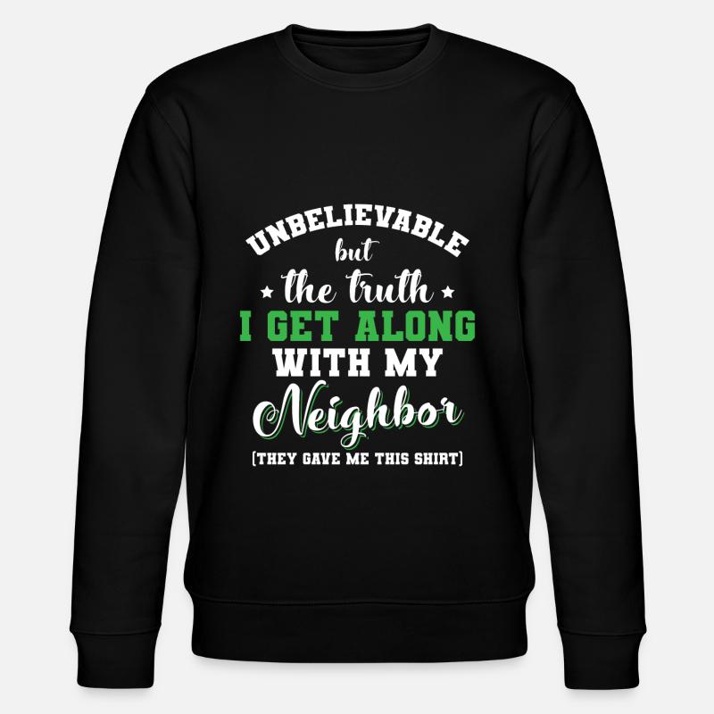Neighbor Beer Inauguration - Stanley/Stella CHANGER Unisex Organic Sweatshirt - black