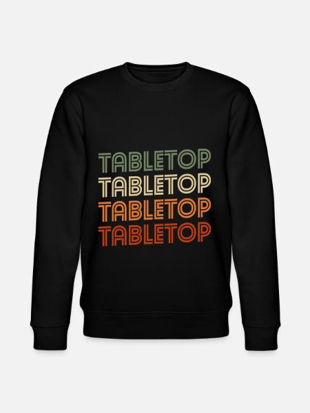 Tabletop Dice Board Game Board - Stanley/Stella CHANGER Unisex Organic Sweatshirt - black