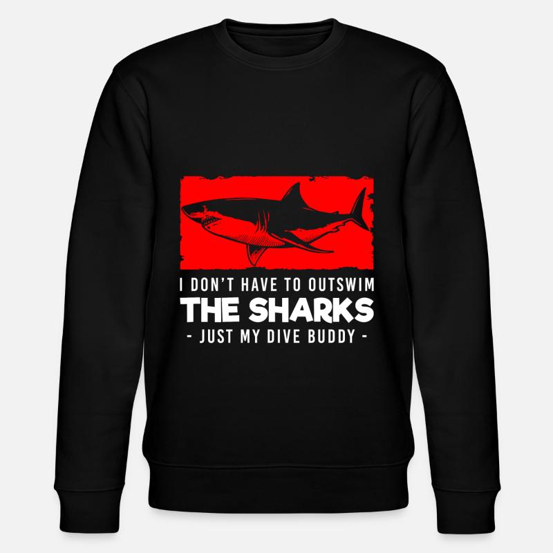 Requin Voile Tigre Requin - Sweat bio CHANGER Stanley/Stella Unisexe - noir