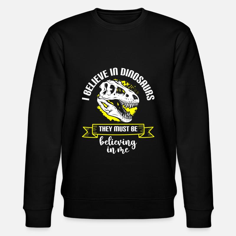 Dinosaure Dinosaure Herbivore - Sweat bio CHANGER Stanley/Stella Unisexe - noir