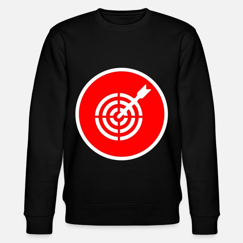 Darts Symbol - Stanley/Stella CHANGER Unisex Organic Sweatshirt - black