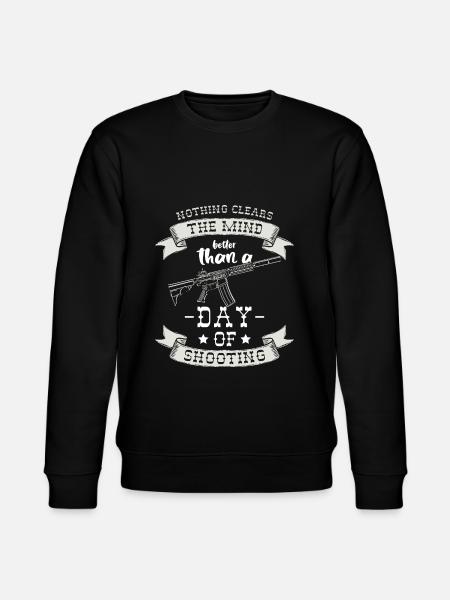 Weapon Shot Gun Owner Shooting - Stanley/Stella CHANGER Unisex Organic Sweatshirt - black