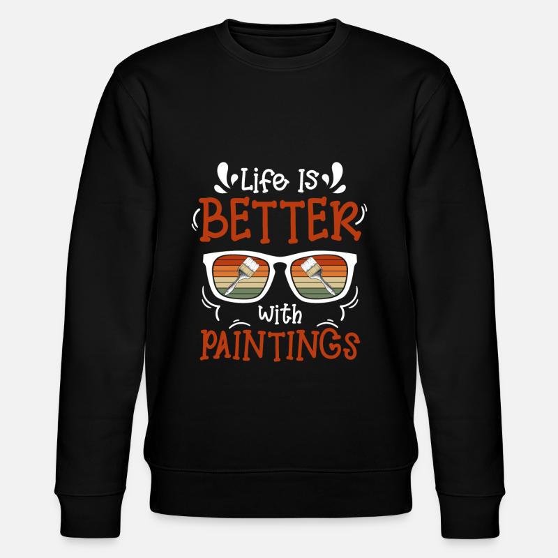 Painter Artists - Stanley/Stella CHANGER Unisex Organic Sweatshirt - black
