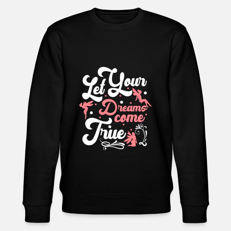 Fée Fée Fleur Magique - Sweat bio CHANGER Stanley/Stella Unisexe - noir