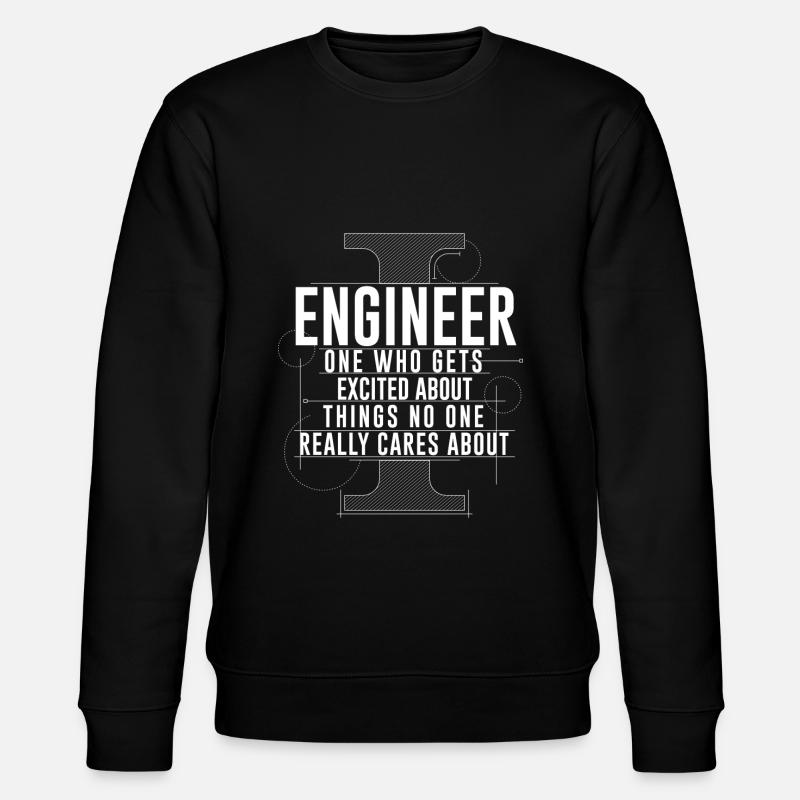 Engineer - Stanley/Stella CHANGER Unisex Organic Sweatshirt - black