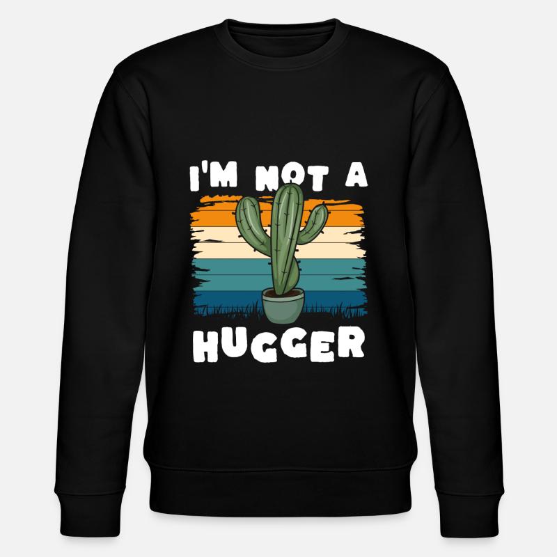 Cactus Prickly Nature Étreinte - Sweat bio CHANGER Stanley/Stella Unisexe - noir