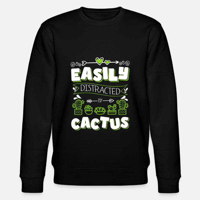 Cactus Spiny Mexique Jardinier - Sweat bio CHANGER Stanley/Stella Unisexe - noir
