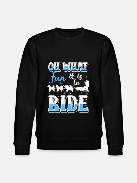 Sport Sledging Wooden sledges - Stanley/Stella CHANGER Unisex Organic Sweatshirt - black