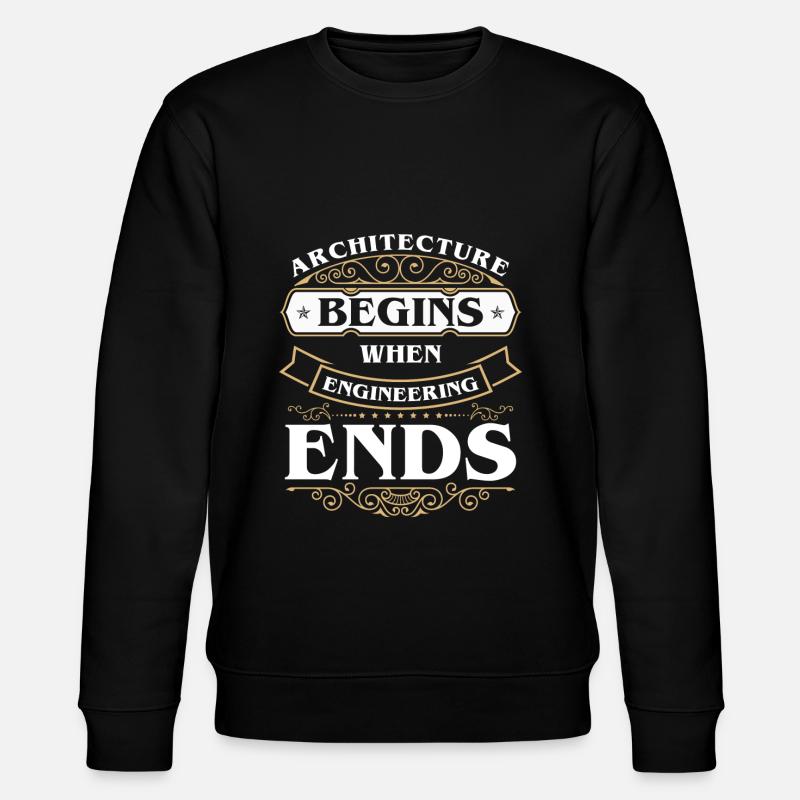 Engineer House - Stanley/Stella CHANGER Unisex Organic Sweatshirt - black