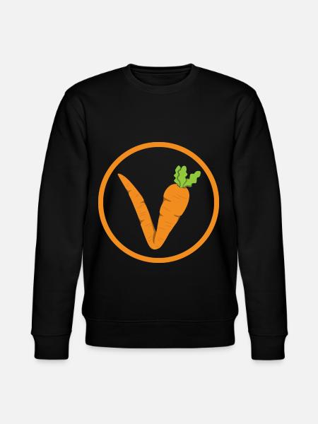 Karrotte Frieden - Stanley/Stella Unisex Bio-Sweatshirt CHANGER  - Schwarz