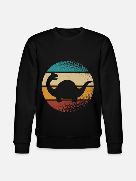 Dino Dinosaurs - Stanley/Stella CHANGER Unisex Organic Sweatshirt - black