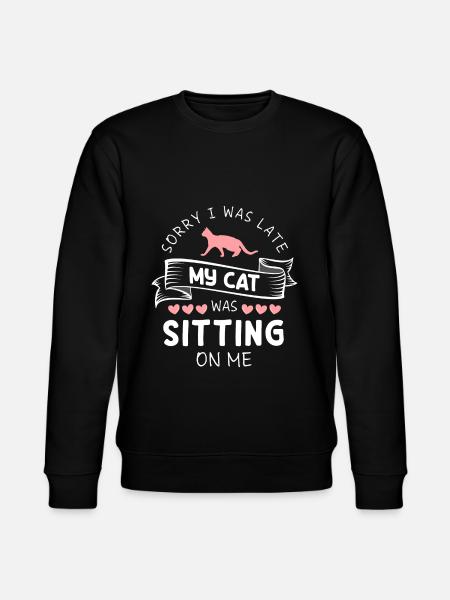 Cat Wildcat - Stanley/Stella CHANGER Unisex Organic Sweatshirt - black
