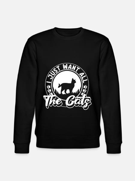 Cats Pet Cat Cat Lady - Stanley/Stella CHANGER Unisex Organic Sweatshirt - black