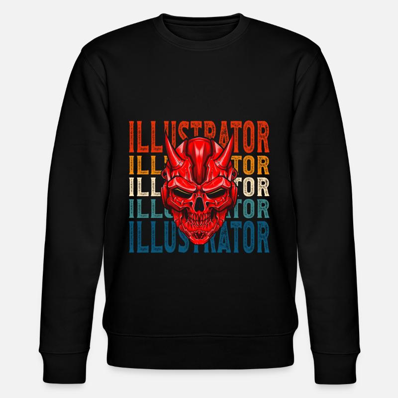 Designer Gestalter - Stanley/Stella CHANGER Unisex Organic Sweatshirt - black