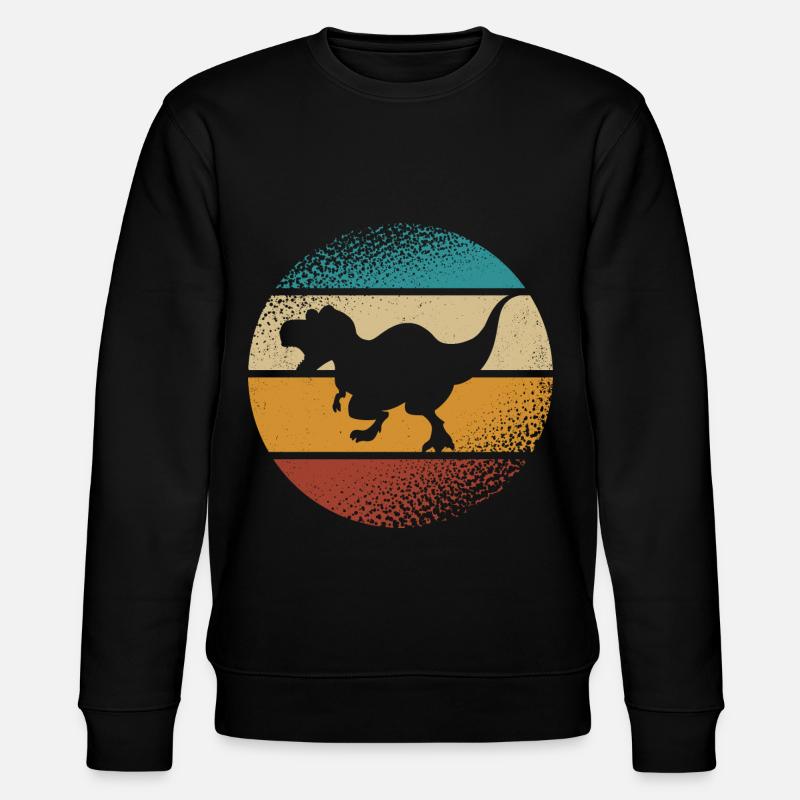 T-Rex - Stanley/Stella Unisex Bio-Sweatshirt CHANGER  - Schwarz
