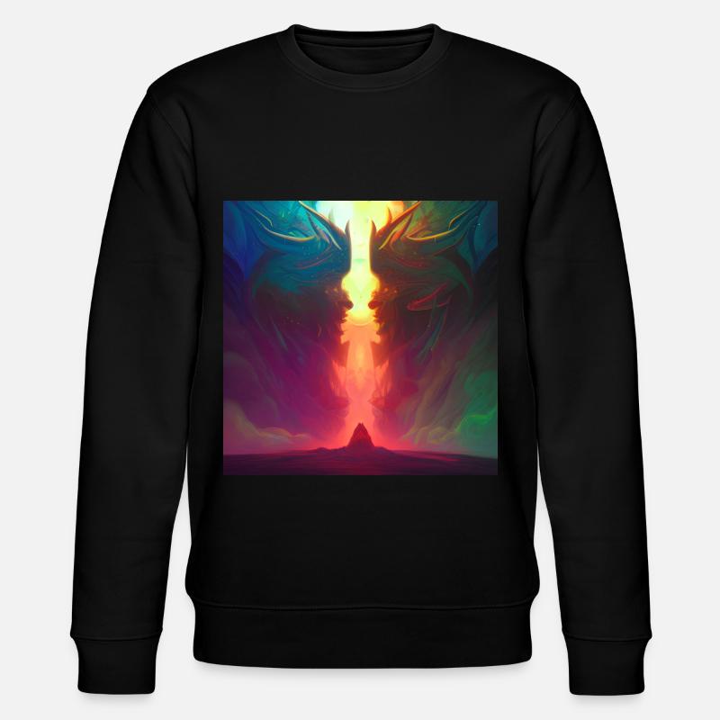 Die Kluft - Stanley/Stella Unisex Bio-Sweatshirt CHANGER  - Schwarz