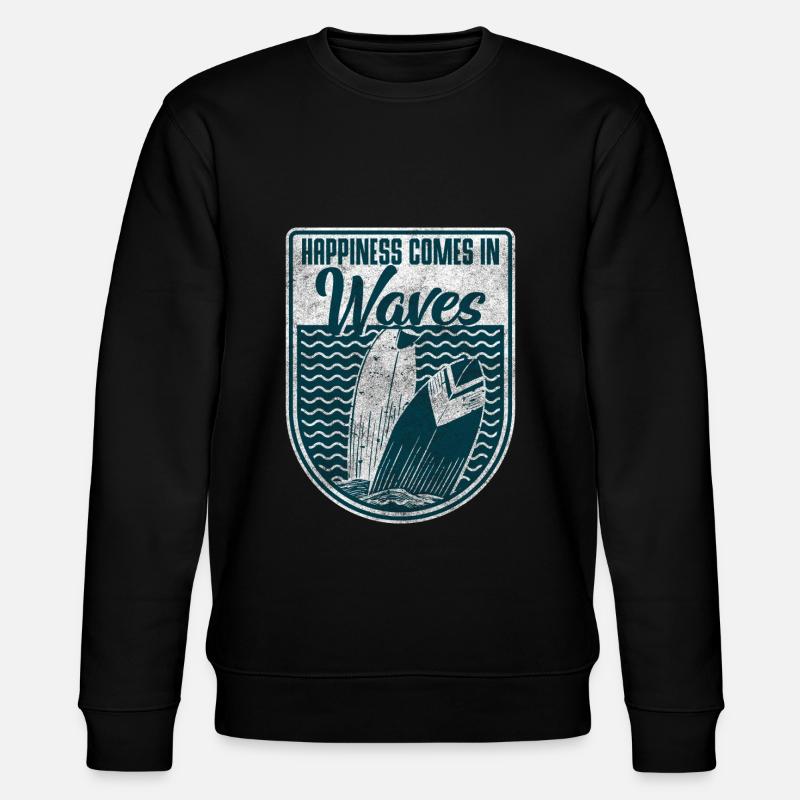 Surfeur Surferboy Windsurfer - Sweat bio CHANGER Stanley/Stella Unisexe - noir