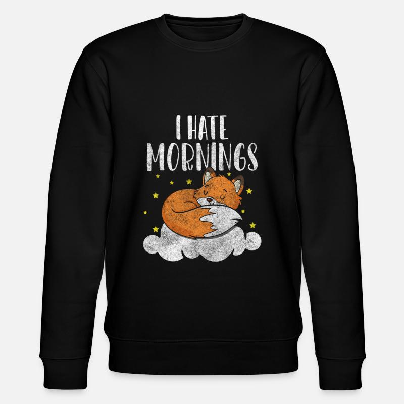 Fox Wisdom Hunter - Stanley/Stella CHANGER Unisex Organic Sweatshirt - black