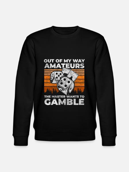 Card Play Game - Stanley/Stella CHANGER Unisex Organic Sweatshirt - black