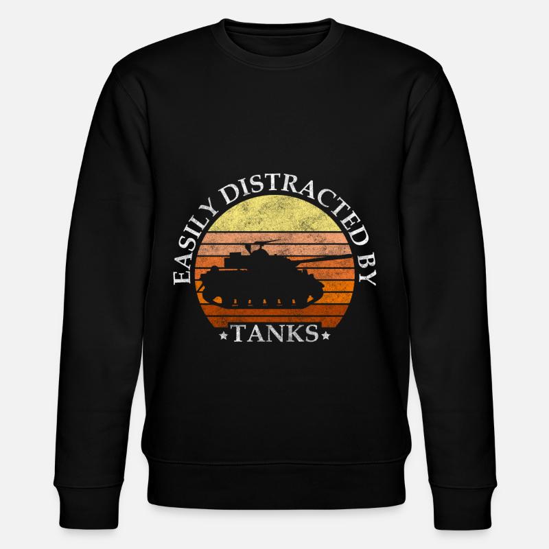 Leopard Kampf Kraft - Stanley/Stella Unisex Bio-Sweatshirt CHANGER  - Schwarz