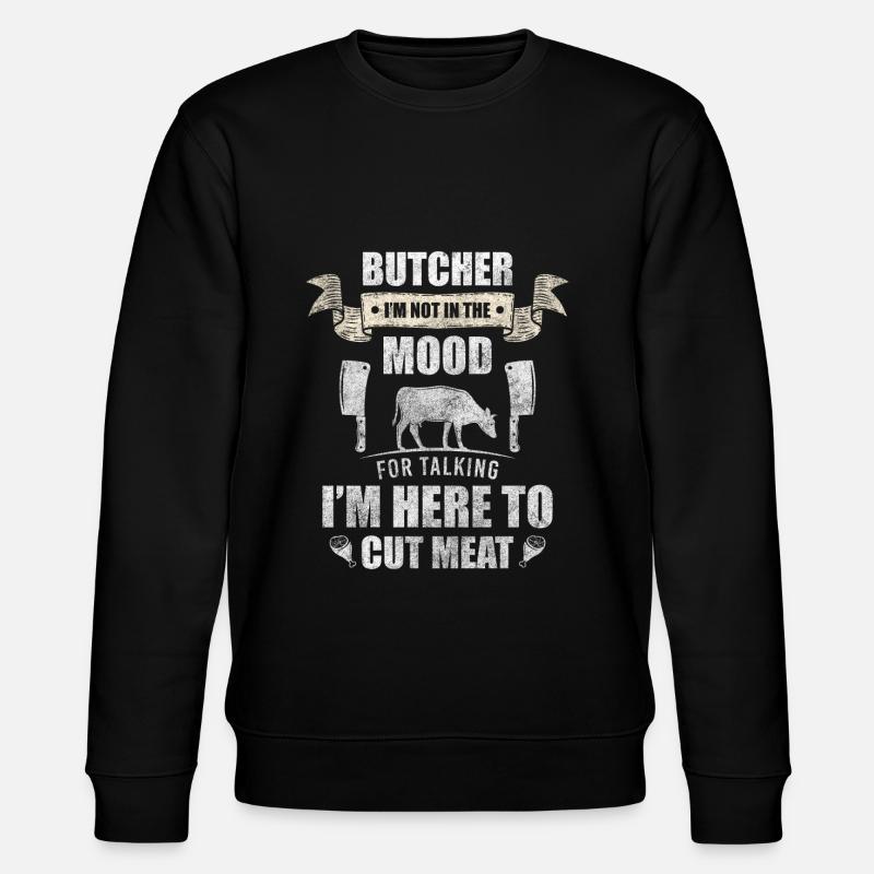 Butcher steak work - Stanley/Stella CHANGER Unisex Organic Sweatshirt - black