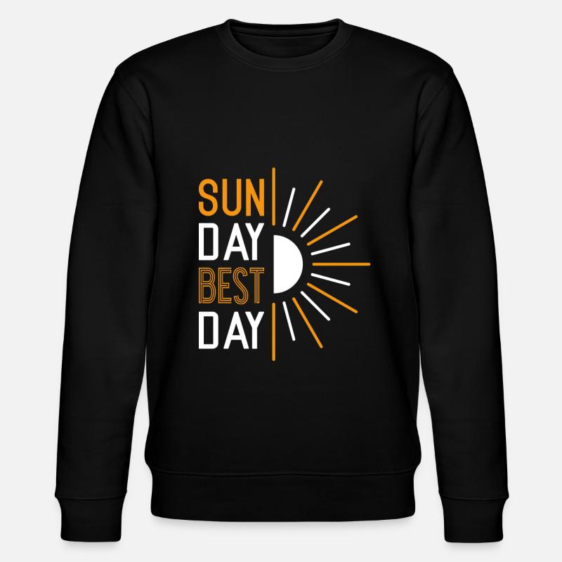 Dimanche Meilleur Jour - Sweat bio CHANGER Stanley/Stella Unisexe - noir