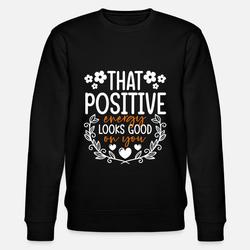 Motivation forte - Sweat bio CHANGER Stanley/Stella Unisexe - noir