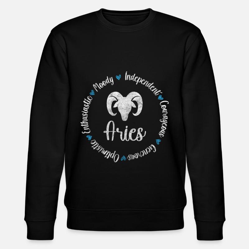 Étoiles Bélier Mars - Sweat bio CHANGER Stanley/Stella Unisexe - noir