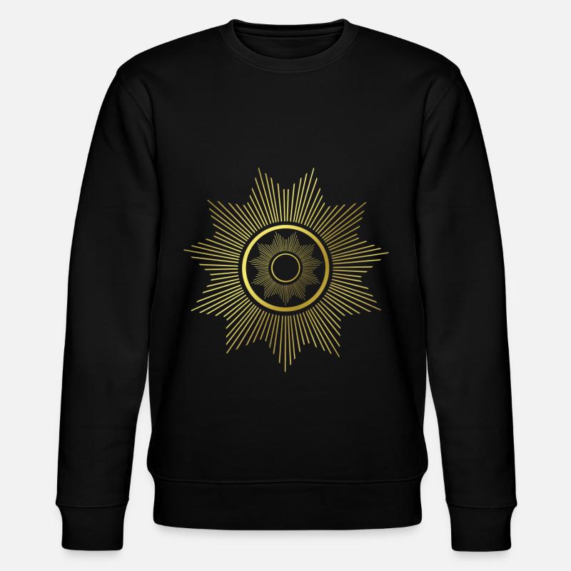 Rayons - Graphisme - Design graphique - Géométrie - Sweat bio CHANGER Stanley/Stella Unisexe - noir