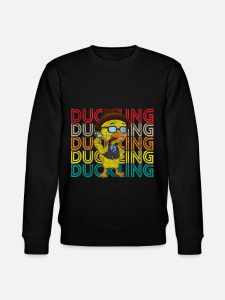 Duck Squeaky Duck Bathtub - Stanley/Stella CHANGER Unisex Organic Sweatshirt - black