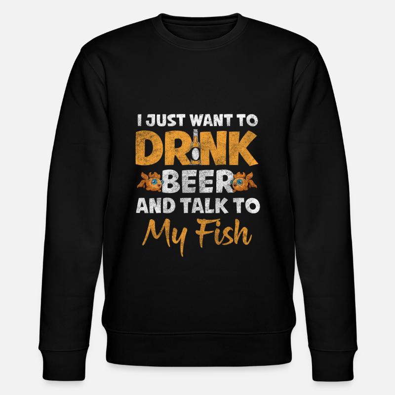 Fish Aquarists Pet Breeding - Stanley/Stella CHANGER Unisex Organic Sweatshirt - black