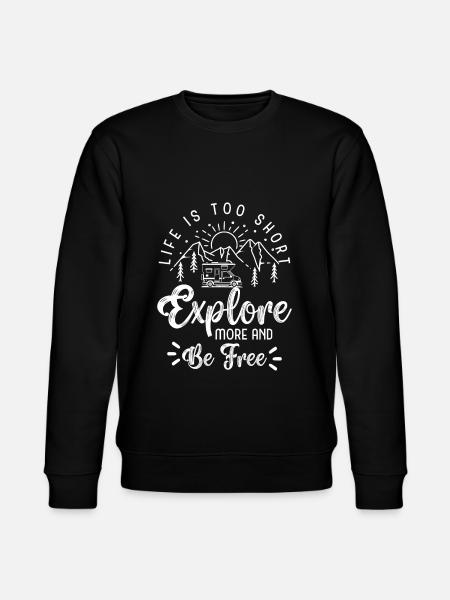 Holiday experience motorhome - Stanley/Stella CHANGER Unisex Organic Sweatshirt - black