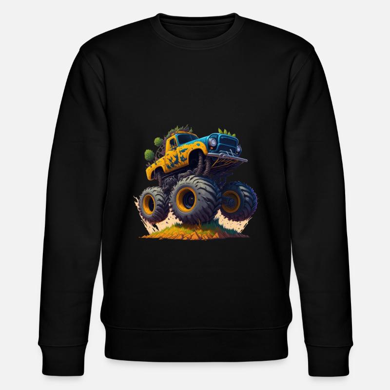 Monstertruck - Stanley/Stella Unisex Bio-Sweatshirt CHANGER  - Schwarz
