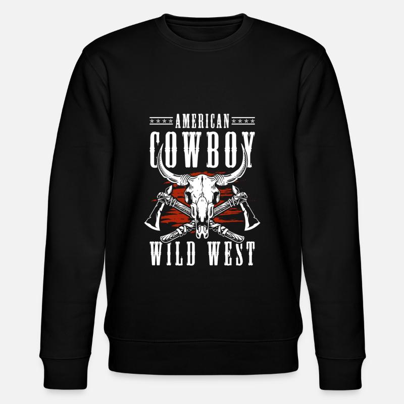 Cowboy Bandit États-Unis - Sweat bio CHANGER Stanley/Stella Unisexe - noir