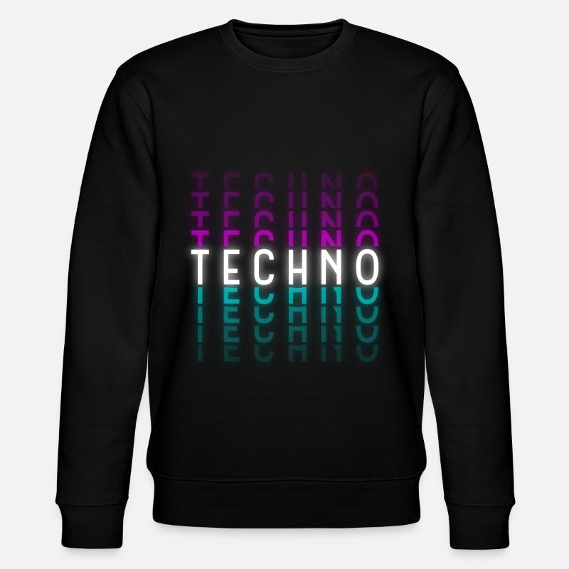 Rave Techno Music Music Dubstep - Sweat bio CHANGER Stanley/Stella Unisexe - noir