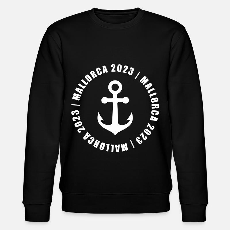Mallorca 2023 - Stanley/Stella Unisex Bio-Sweatshirt CHANGER  - Schwarz