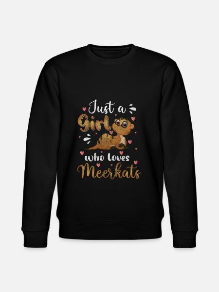 Erdmännchen Gruppe - Stanley/Stella Unisex Bio-Sweatshirt CHANGER  - Schwarz