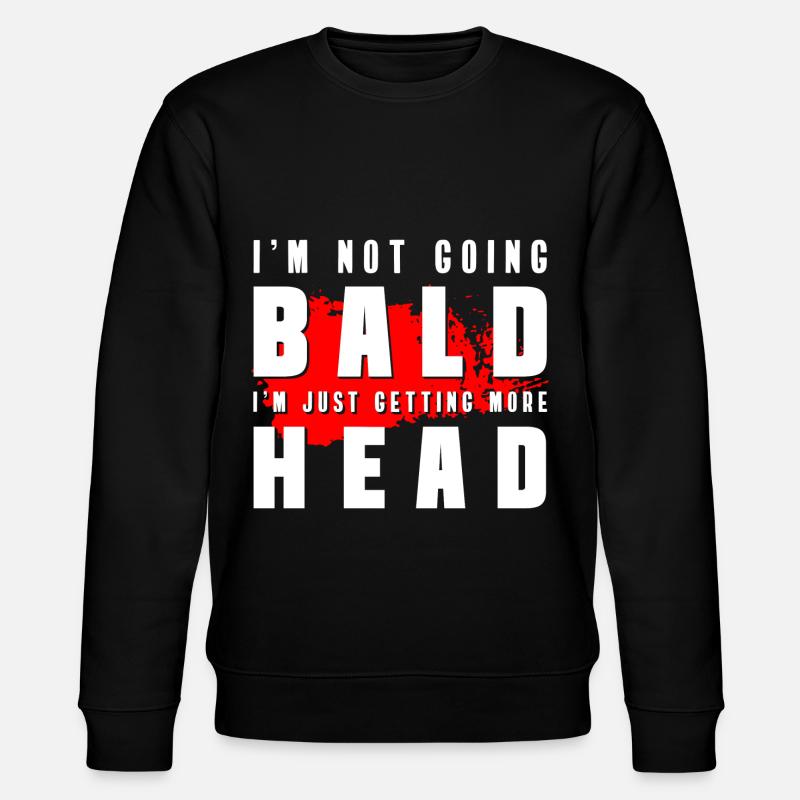 Bald man - Stanley/Stella CHANGER Unisex Organic Sweatshirt - black