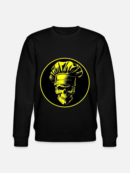 Chef Skull Chef - Stanley/Stella CHANGER Unisex Organic Sweatshirt - black