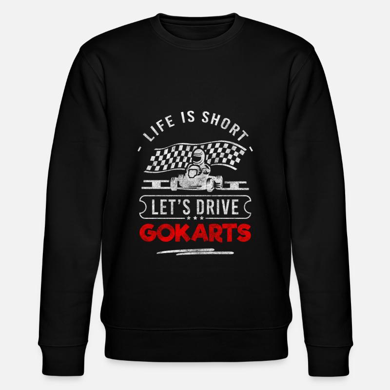 Pilote de course Karting Hobby - Sweat bio CHANGER Stanley/Stella Unisexe - noir