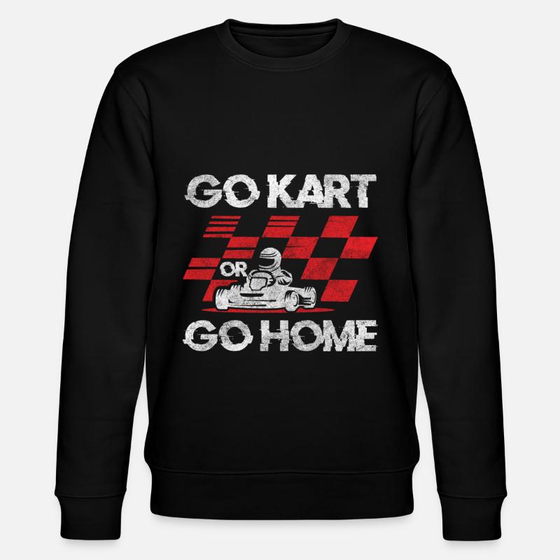 Kart Kartfahrer Karting - Stanley/Stella Unisex Bio-Sweatshirt CHANGER  - Schwarz