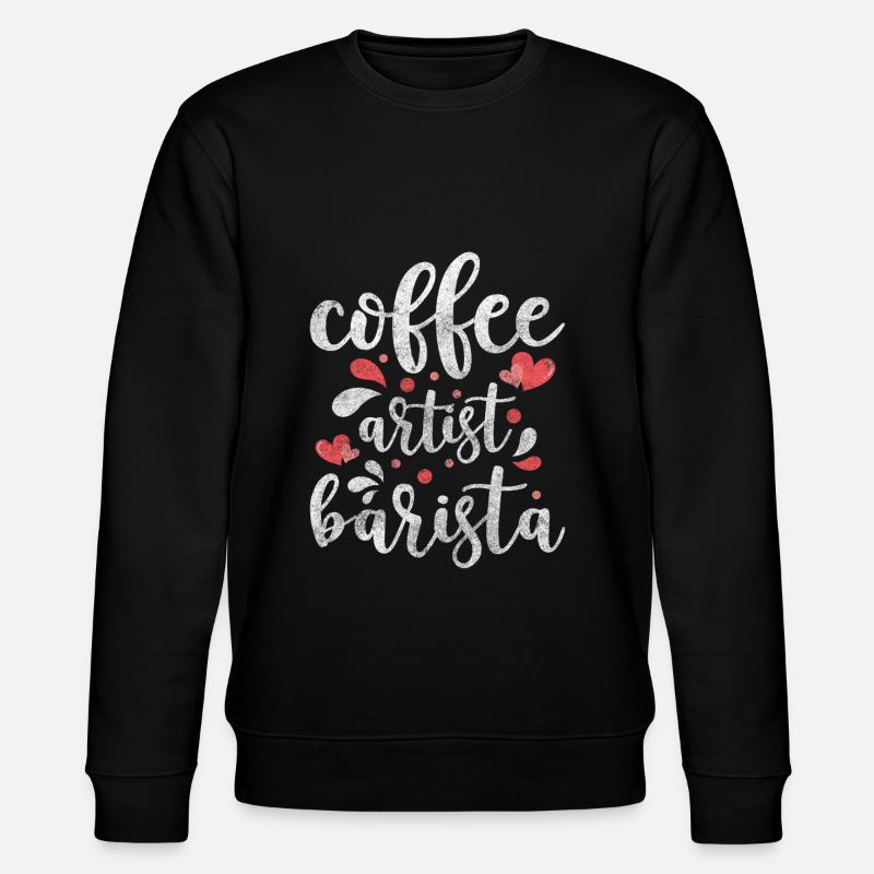Kaffee Espresso Kaffeeliebhaber - Stanley/Stella Unisex Bio-Sweatshirt CHANGER  - Schwarz
