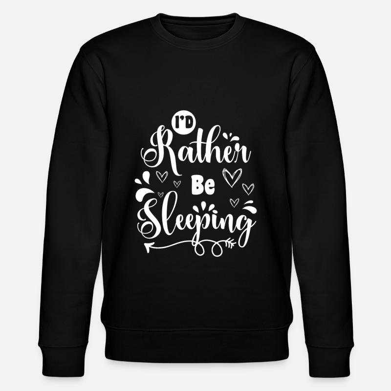 Sleeping, dreaming, relaxing, sleepyhead - Stanley/Stella CHANGER Unisex Organic Sweatshirt - black