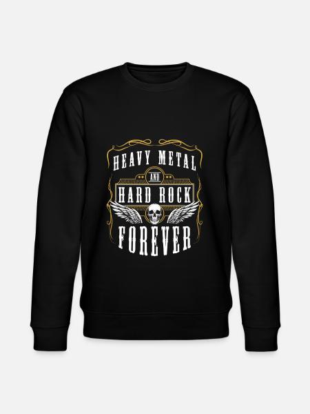 Heavy Metal Black Metal Rockabilly - Stanley/Stella økologisk unisex-sweatshirt CHANGER  - sort