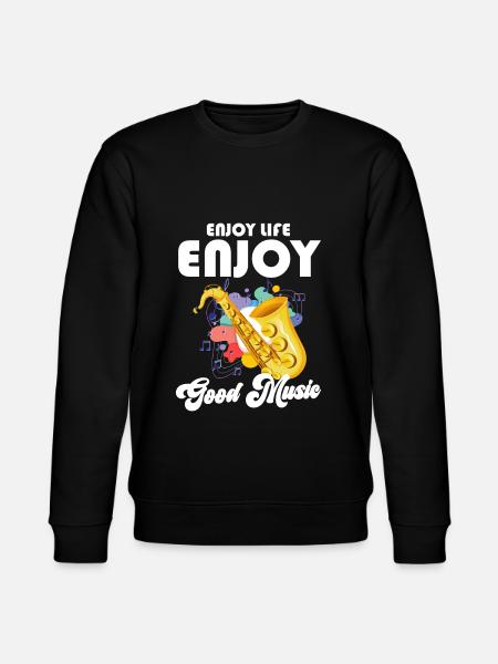 Music Instrument Town Musician - Stanley/Stella CHANGER Unisex Organic Sweatshirt - black