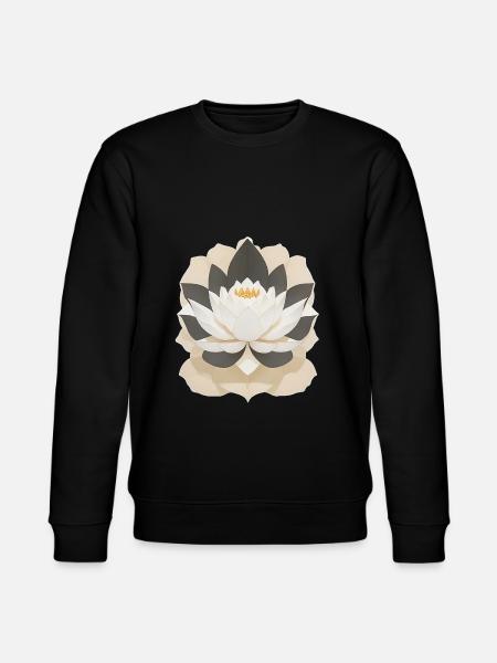 Lotus - Stanley/Stella CHANGER Unisex Organic Sweatshirt - black